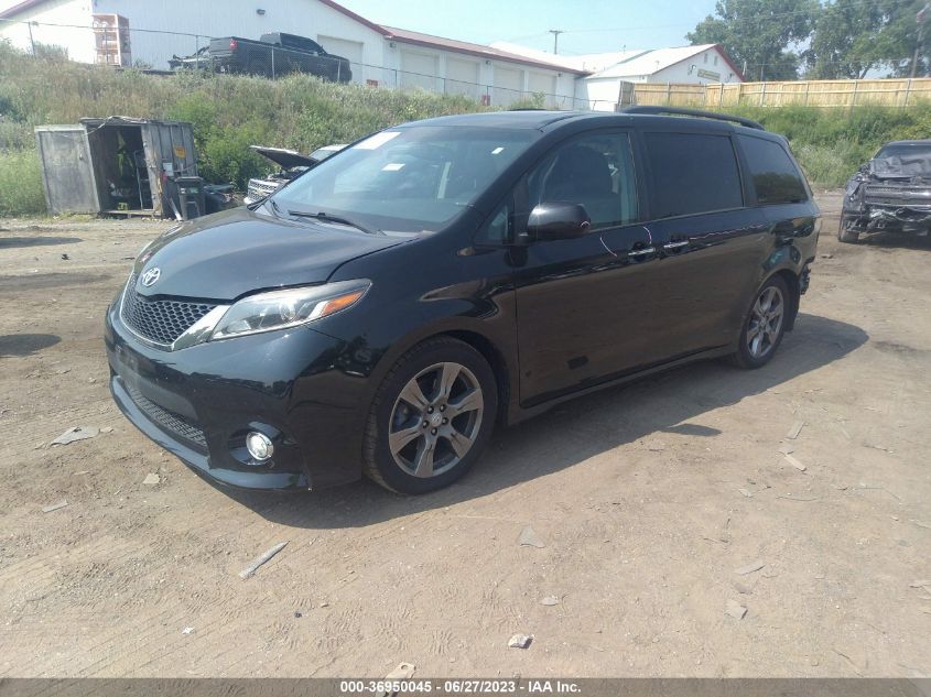 2017 TOYOTA SIENNA SE - 5TDXZ3DC6HS845485