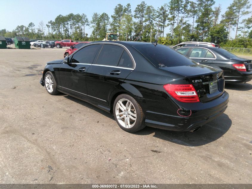 2014 MERCEDES-BENZ C 250 - WDDGF4HB8EG222834