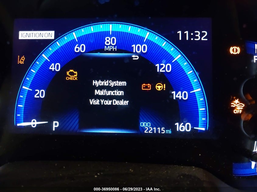 VIN JTDEAMDE2MJ031749 2021 TOYOTA COROLLA HYBRID LE