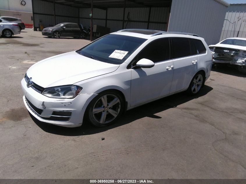 2015 VOLKSWAGEN GOLF SPORTWAGEN TDI SEL 3VWCA7AU6FM518430