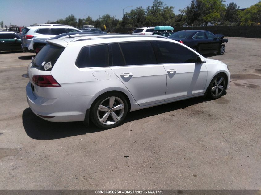 2015 VOLKSWAGEN GOLF SPORTWAGEN TDI SEL 3VWCA7AU6FM518430