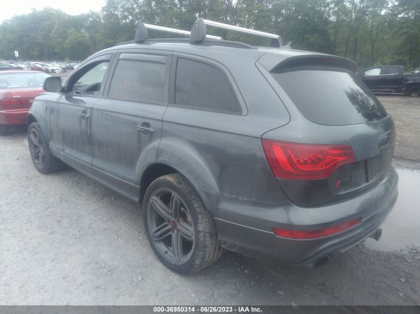 2013 AUDI Q7 3.0T S LINE PRESTIGE - WA1DGAFE6DD002446