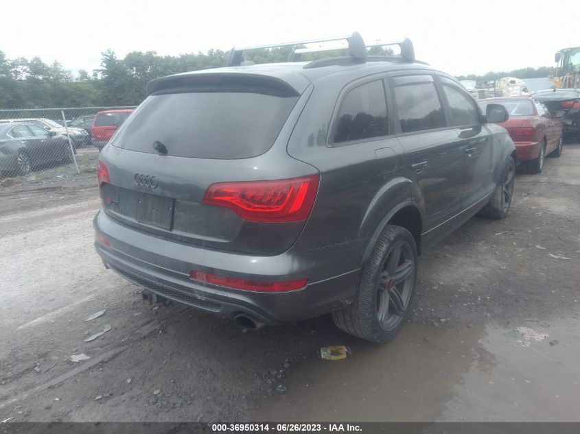 2013 AUDI Q7 3.0T S LINE PRESTIGE - WA1DGAFE6DD002446