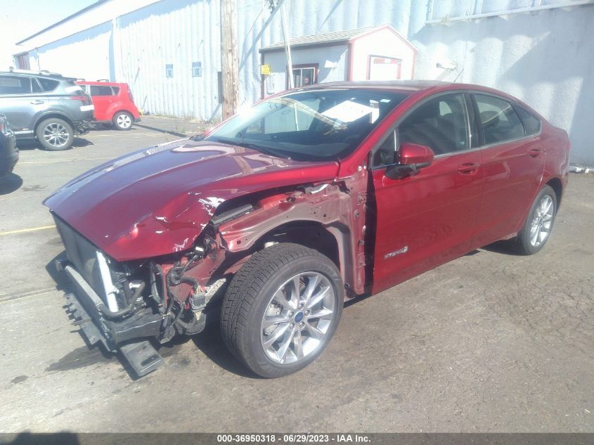 2017 FORD FUSION HYBRID SE - 3FA6P0LU1HR374171