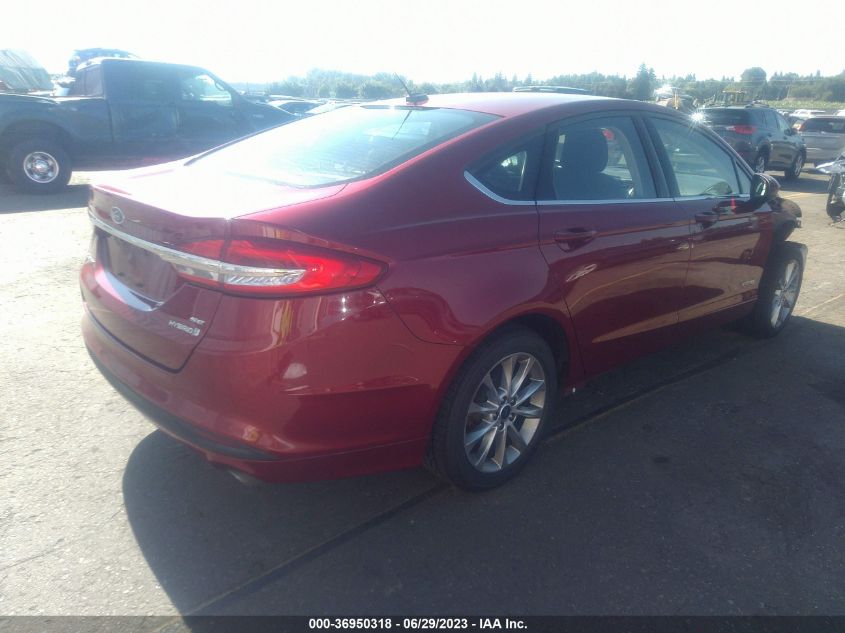 2017 FORD FUSION HYBRID SE - 3FA6P0LU1HR374171