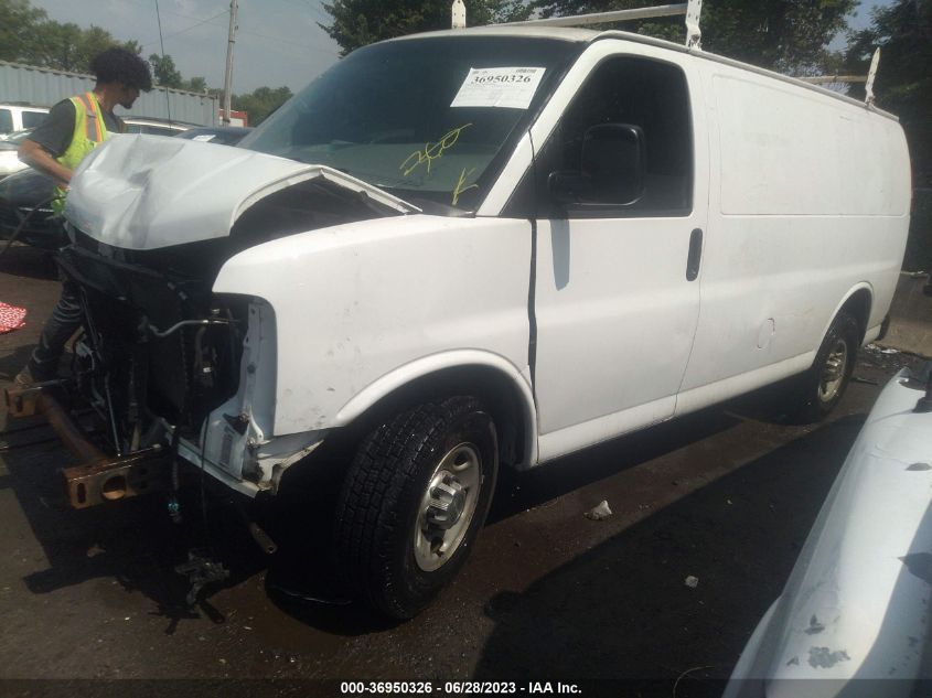 2013 CHEVROLET EXPRESS CARGO VAN - 1GCWGFCA3D1160760