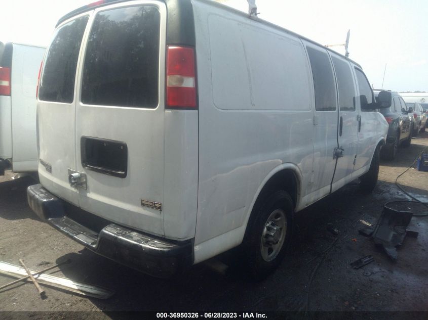 2013 CHEVROLET EXPRESS CARGO VAN - 1GCWGFCA3D1160760