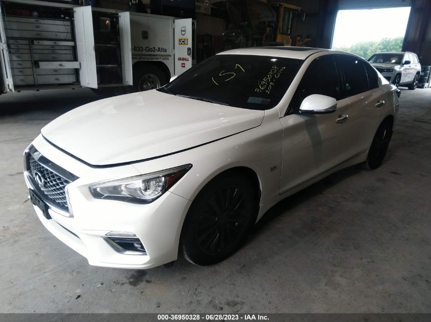 2018 INFINITI Q50 3.0T LUXE - JN1EV7AR7JM611590