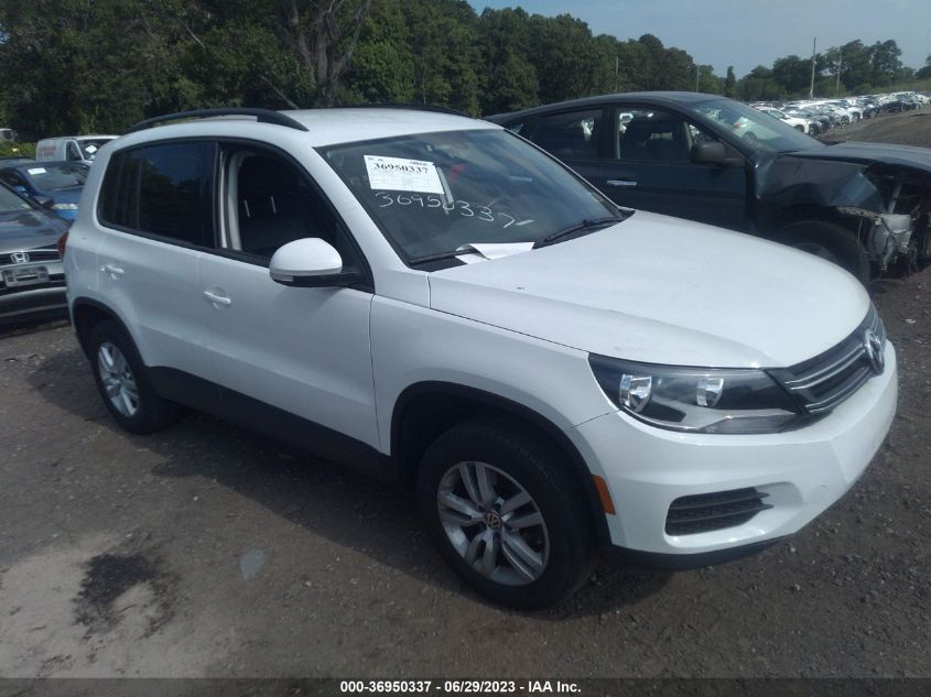 2017 VOLKSWAGEN TIGUAN - WVGAV7AXXHK030192