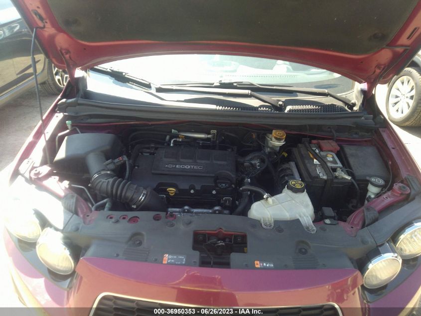 2014 CHEVROLET SONIC LT - 1G1JC6SB6E4128037