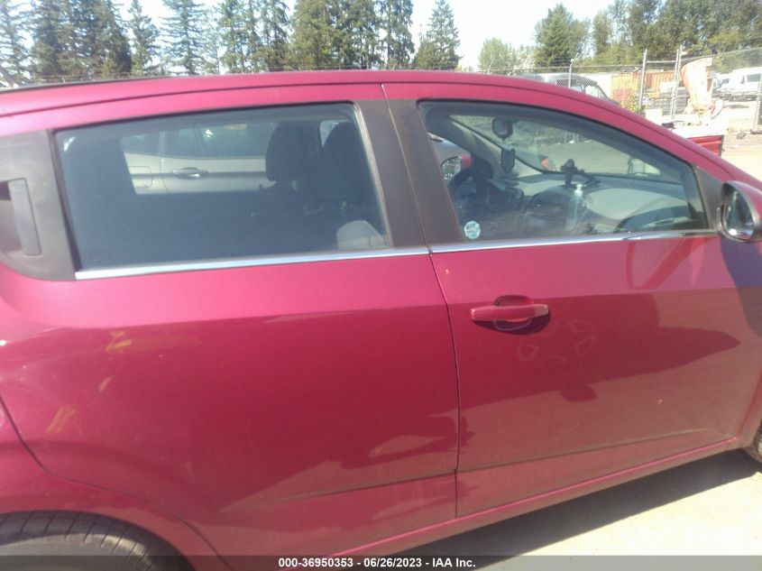 2014 CHEVROLET SONIC LT - 1G1JC6SB6E4128037