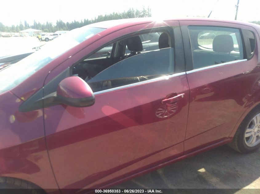 2014 CHEVROLET SONIC LT - 1G1JC6SB6E4128037