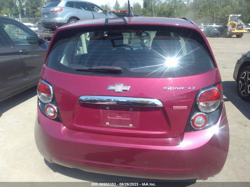 2014 CHEVROLET SONIC LT - 1G1JC6SB6E4128037