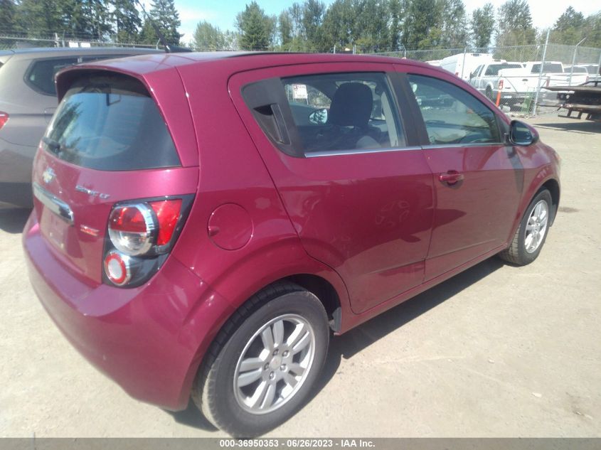 2014 CHEVROLET SONIC LT - 1G1JC6SB6E4128037