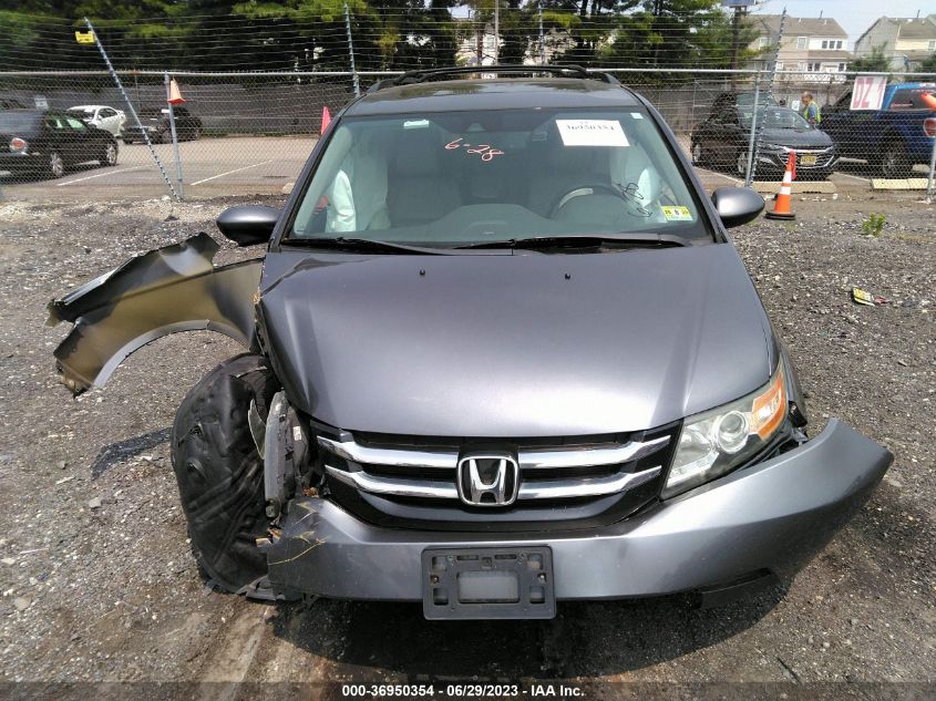 2014 HONDA ODYSSEY EX-L - 5FNRL5H67EB063545