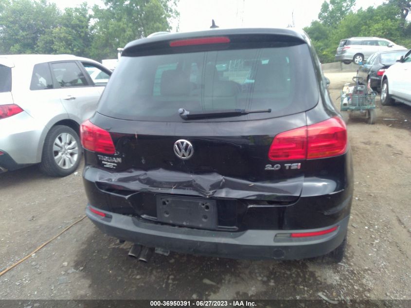 2013 VOLKSWAGEN TIGUAN SE W/SUNROOF & NAV - WVGAV3AX6DW577696