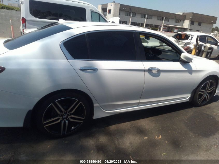 2017 HONDA ACCORD SEDAN SPORT - 1HGCR2F55HA215611