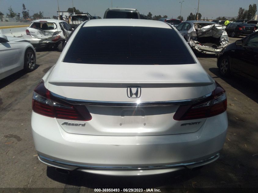 2017 HONDA ACCORD SEDAN SPORT - 1HGCR2F55HA215611