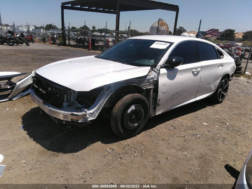 2022 HONDA ACCORD SEDAN SPORT - 1HGCV1F30NA016417