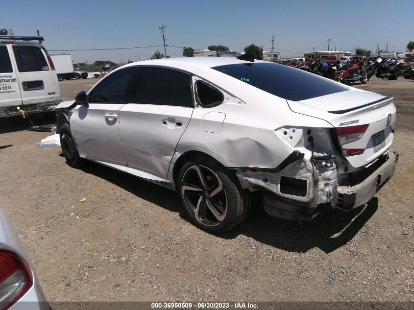 2022 HONDA ACCORD SEDAN SPORT - 1HGCV1F30NA016417