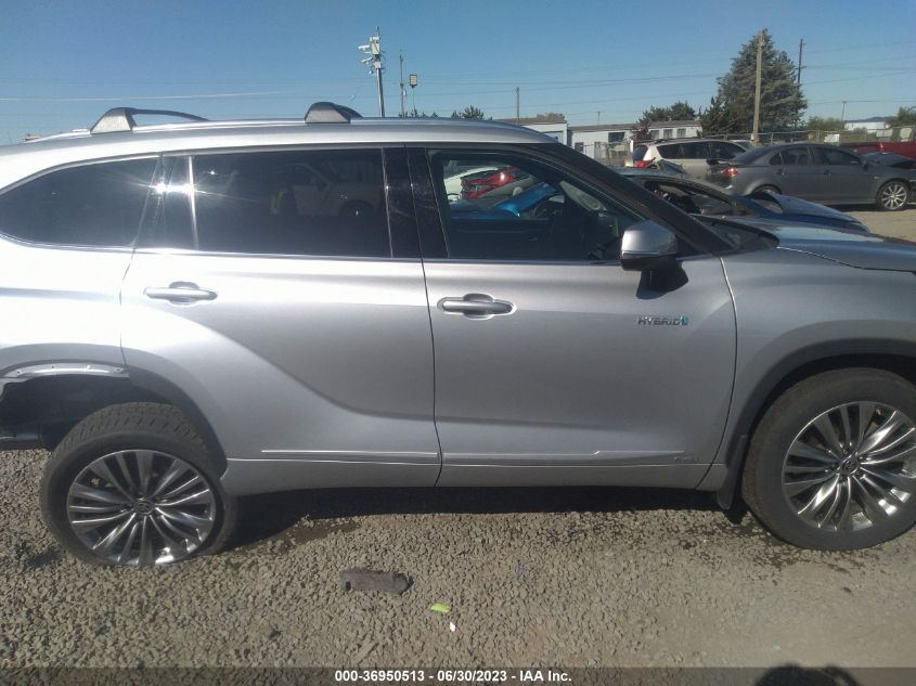 2021 TOYOTA HIGHLANDER HYBRID PLATINUM - 5TDEBRCH1MS023635