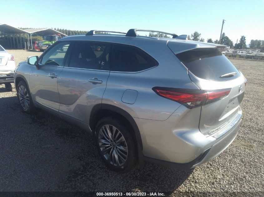 2021 TOYOTA HIGHLANDER HYBRID PLATINUM - 5TDEBRCH1MS023635