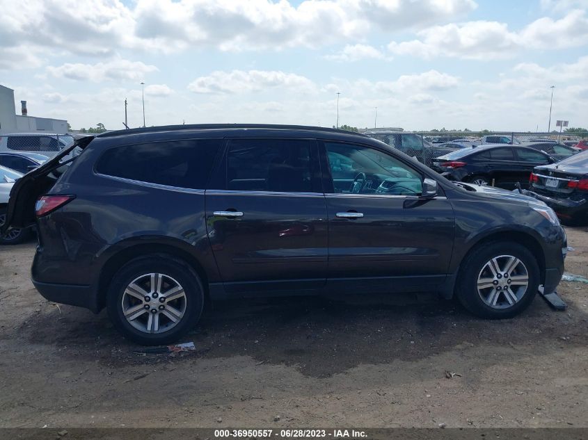 2015 CHEVROLET TRAVERSE LT - 1GNKRGKD7FJ389494