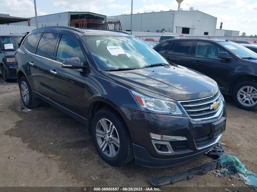 2015 CHEVROLET TRAVERSE LT - 1GNKRGKD7FJ389494