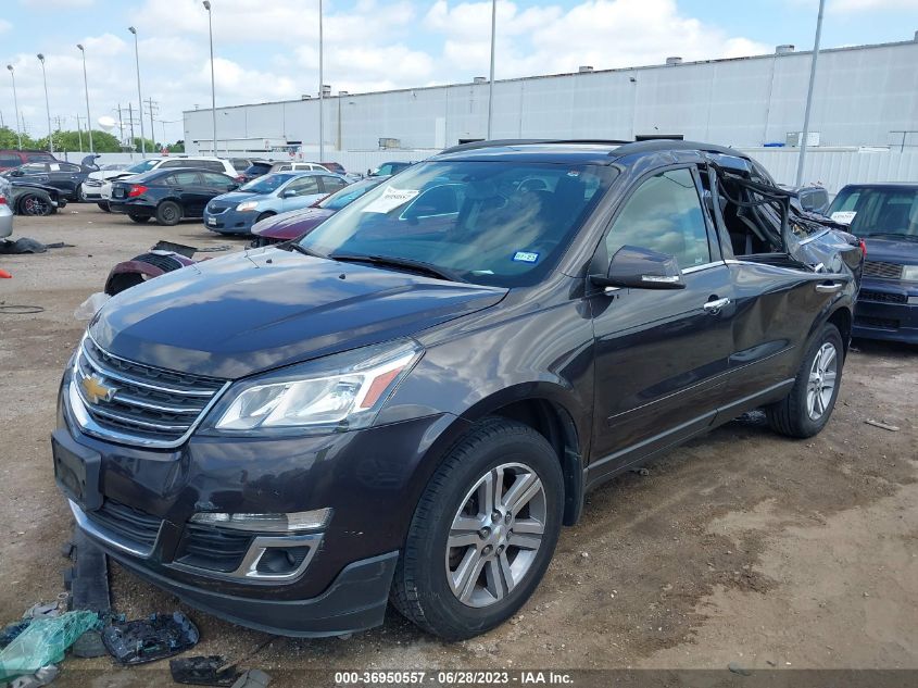 2015 CHEVROLET TRAVERSE LT - 1GNKRGKD7FJ389494