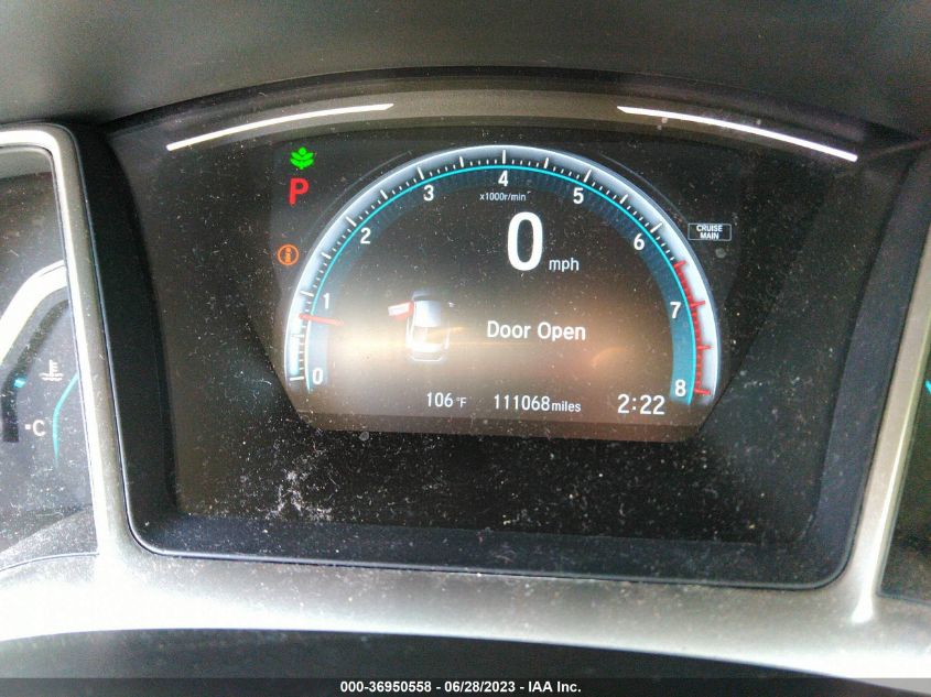 2017 HONDA CIVIC SEDAN EX-T - 19XFC1F39HE005631