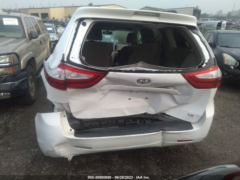 2017 TOYOTA SIENNA LE - 5TDKZ3DC5HS790215