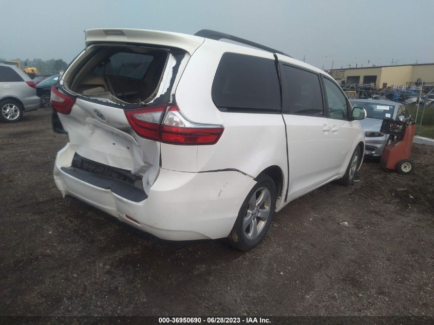 2017 TOYOTA SIENNA LE - 5TDKZ3DC5HS790215