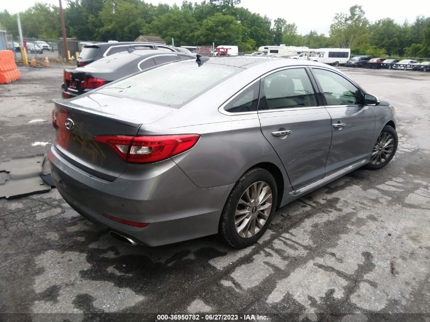 2015 HYUNDAI SONATA 2.4L LIMITED - 5NPE34AF0FH065563