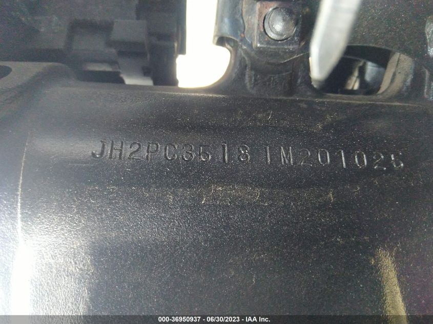 2001 HONDA CBR600 F4 JH2PC35181M201025