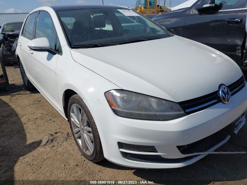 2015 VOLKSWAGEN GOLF TDI SE - 3VW2A7AU2FM014758