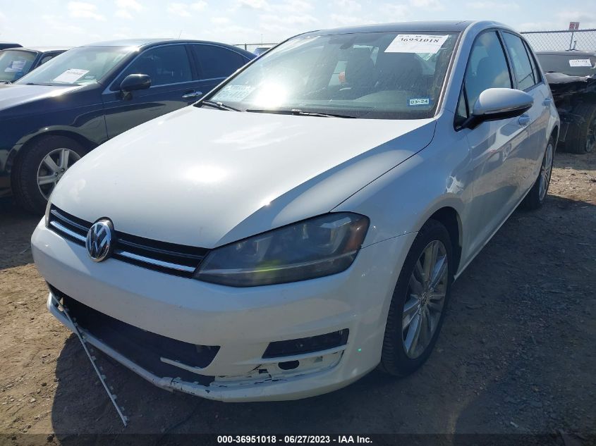 2015 VOLKSWAGEN GOLF TDI SE - 3VW2A7AU2FM014758