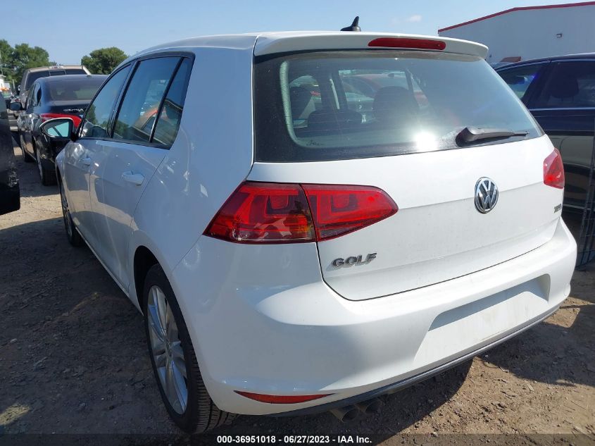 2015 VOLKSWAGEN GOLF TDI SE - 3VW2A7AU2FM014758