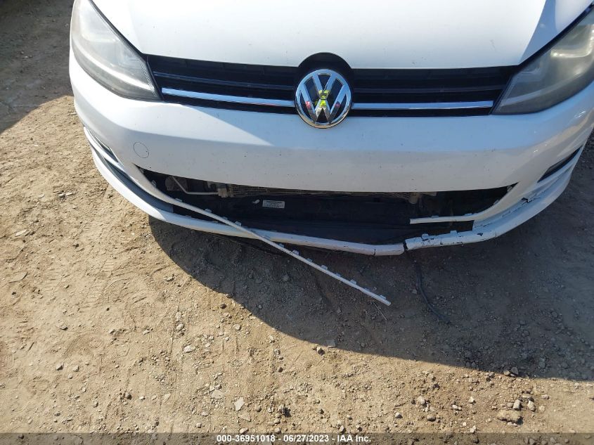 2015 VOLKSWAGEN GOLF TDI SE - 3VW2A7AU2FM014758