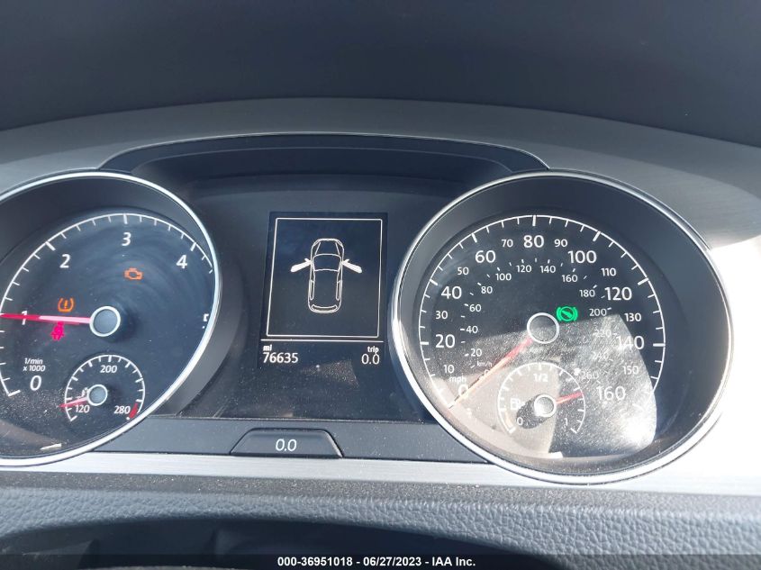 2015 VOLKSWAGEN GOLF TDI SE - 3VW2A7AU2FM014758