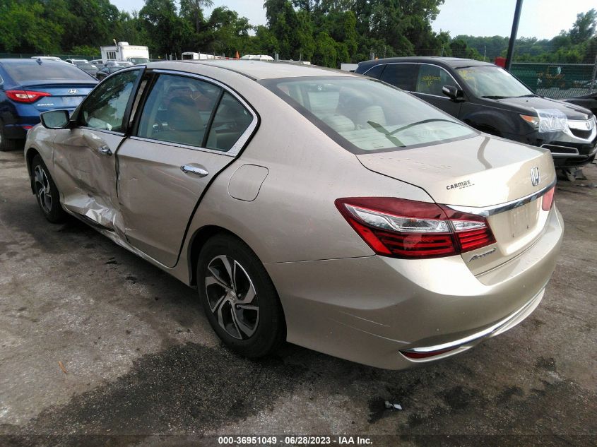 2016 HONDA ACCORD LX - 1HGCR2F35GA061382