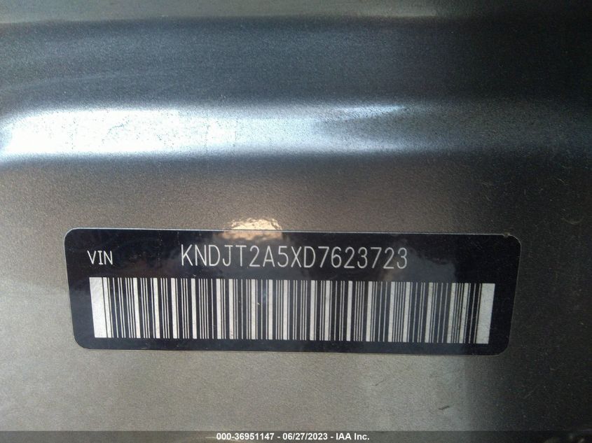 2013 KIA SOUL BASE - KNDJT2A5XD7623723