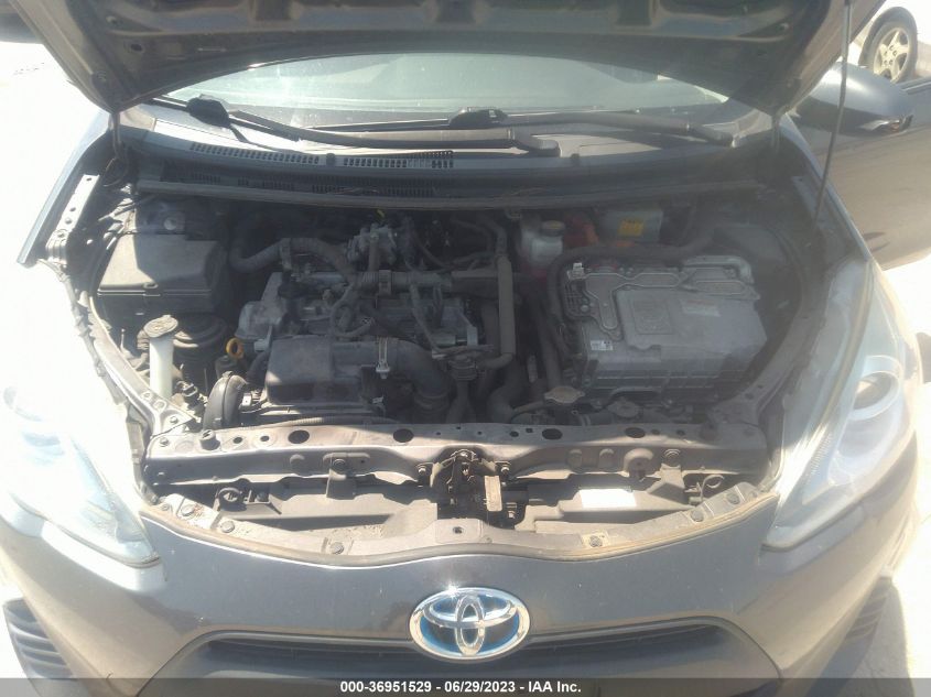 2016 TOYOTA PRIUS C ONE/TWO/THREE/FOUR - JTDKDTB36G1132948