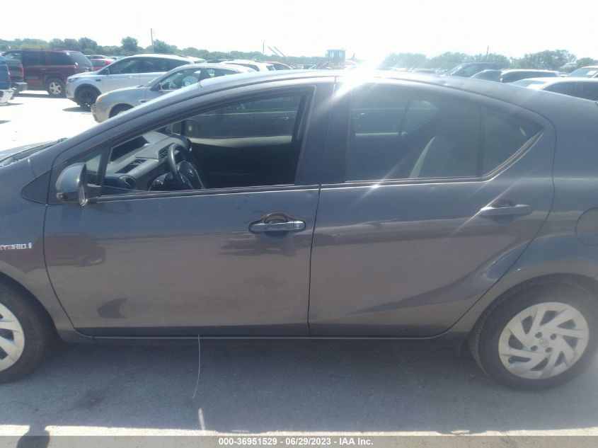 2016 TOYOTA PRIUS C ONE/TWO/THREE/FOUR - JTDKDTB36G1132948