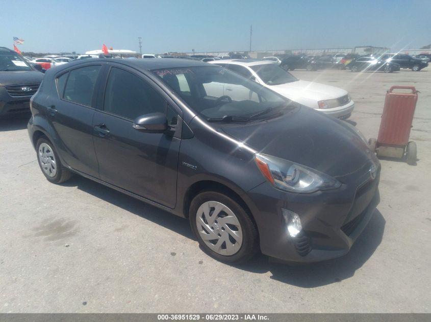 2016 TOYOTA PRIUS C ONE/TWO/THREE/FOUR - JTDKDTB36G1132948