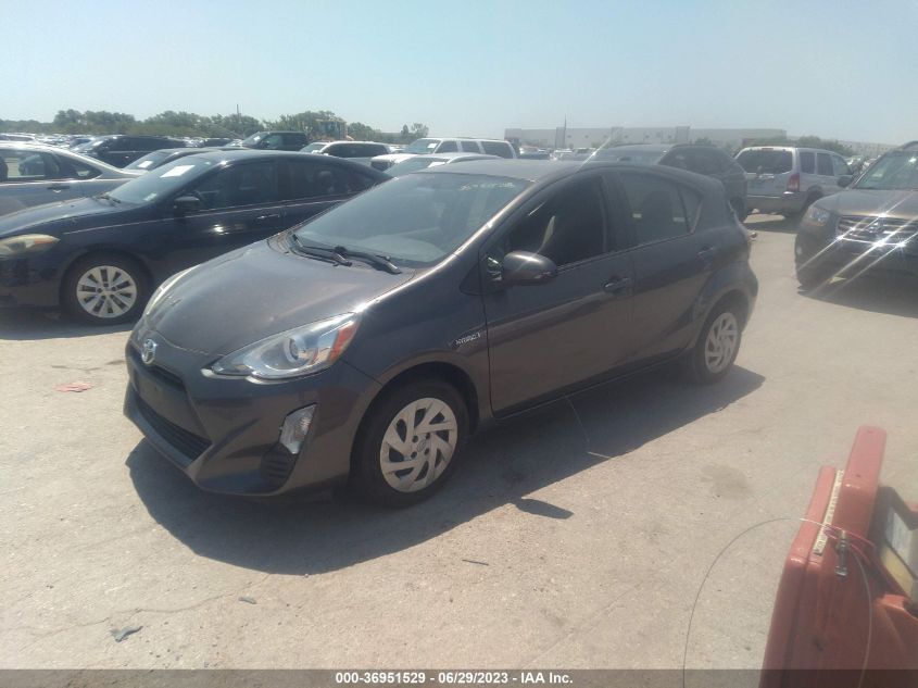 2016 TOYOTA PRIUS C ONE/TWO/THREE/FOUR - JTDKDTB36G1132948
