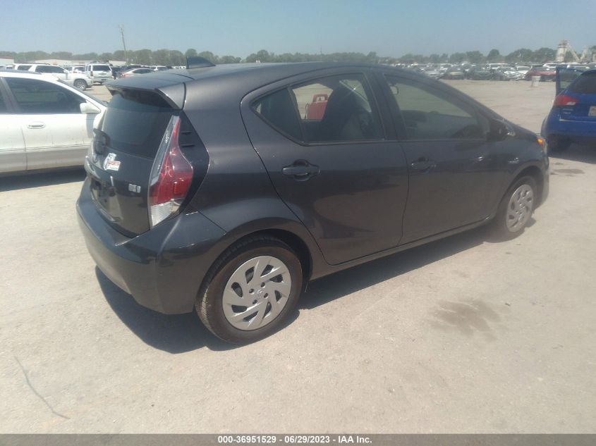 2016 TOYOTA PRIUS C ONE/TWO/THREE/FOUR - JTDKDTB36G1132948
