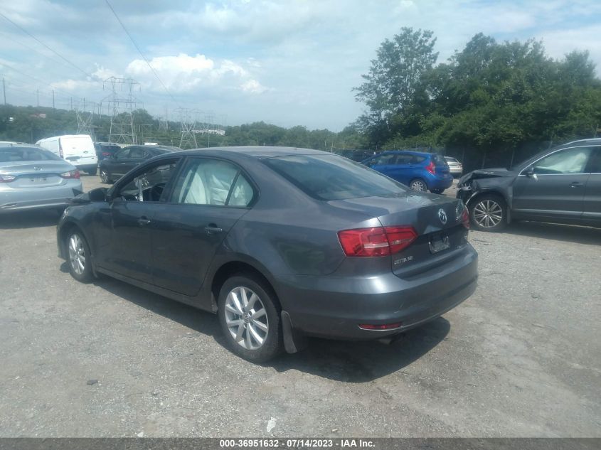 2015 VOLKSWAGEN JETTA SEDAN 1.8T SE - 3VWD17AJ2FM268985