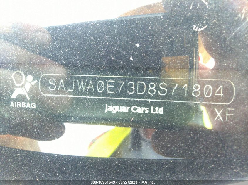 2013 JAGUAR XF V6 RWD - SAJWA0E73D8S71804