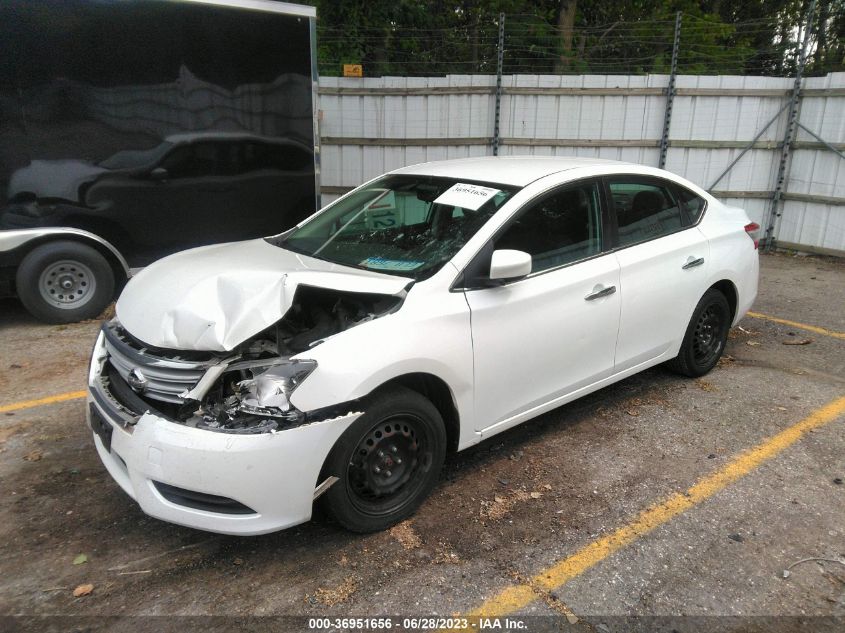 2014 NISSAN SENTRA S/FE+ S/SV/FE+ SV/SR/SL - 3N1AB7AP2EY245224