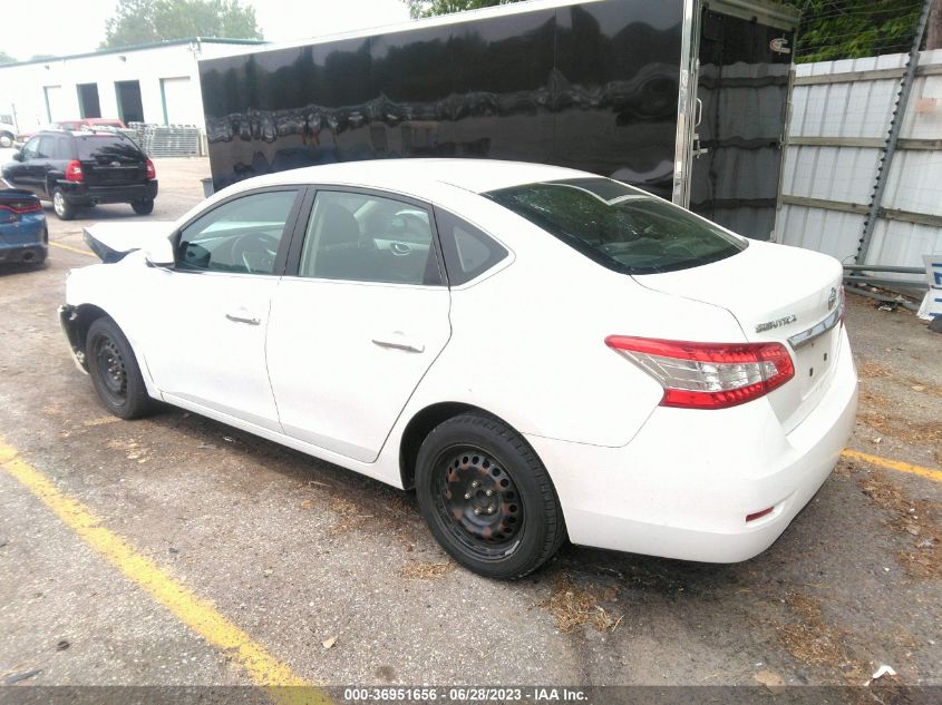 2014 NISSAN SENTRA S/FE+ S/SV/FE+ SV/SR/SL - 3N1AB7AP2EY245224